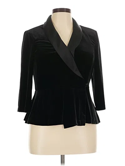 Pre-owned Alex Evenings Blazer Jacket In Black