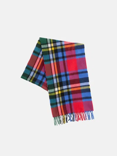 Alex Mill Joshua Ellis Plaid Scarf In Cashmere In Red/blue/green
