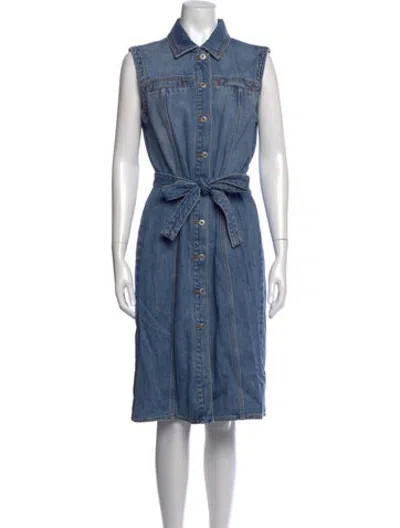 Pre-owned Alex Mill Knee-length Dress In Blue