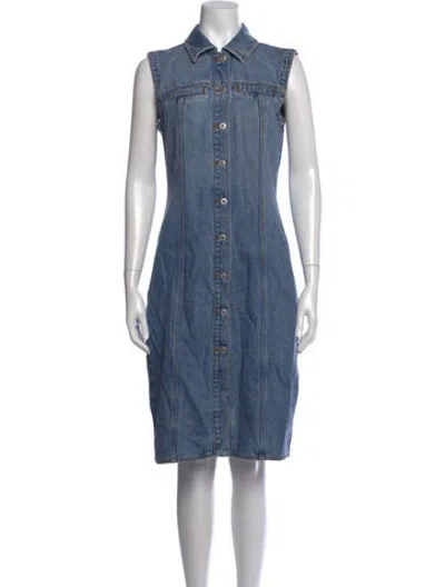 Pre-owned Alex Mill Knee-length Dress In Blue
