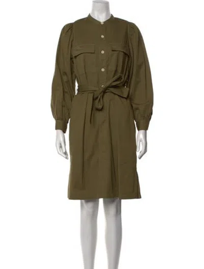 Pre-owned Alex Mill Knee-length Dress In Green