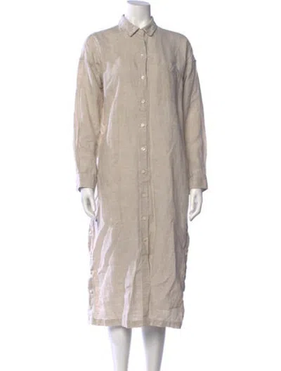 Pre-owned Alex Mill Midi Length Dress In Neutrals