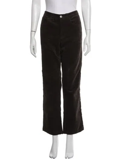 Pre-owned Alex Mill Mid-rise Straight Leg Jeans In Brown
