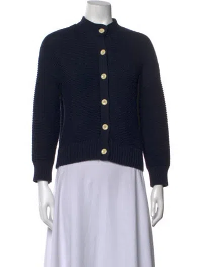 Pre-owned Alex Mill Open Front Sweater In Blue