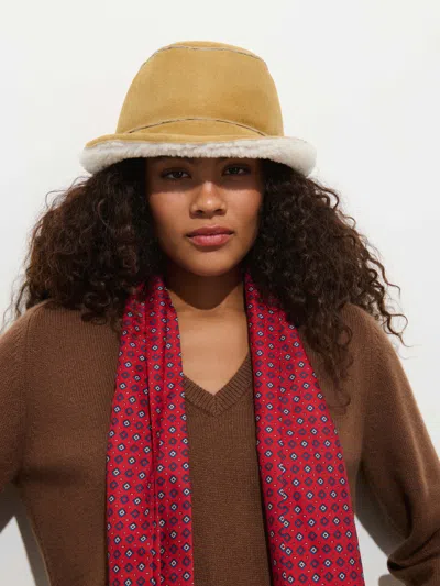 Alex Mill Owen Barry X  Bucket Hat In Canela