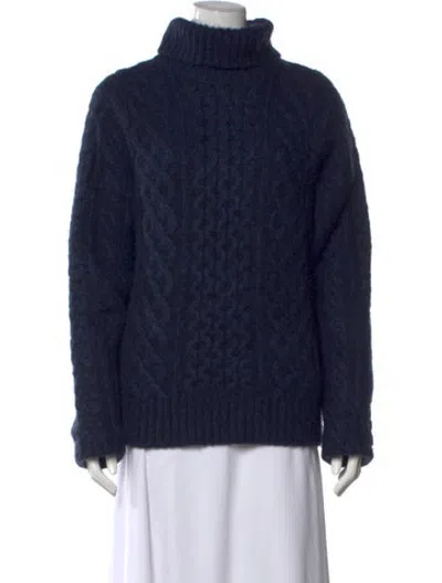 Pre-owned Alex Mill Turtleneck Sweater In Blue