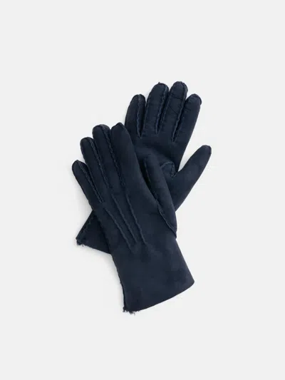 Alex Mill X Owen Barry Gloves In Navy
