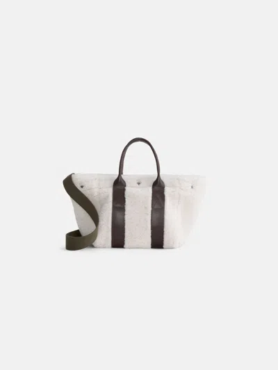 Alex Mill X Owen Barry Mini Bag In Brandy/cream