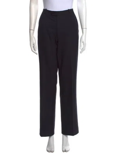 Pre-owned Alexa Chung Straight Leg Pants In Blue