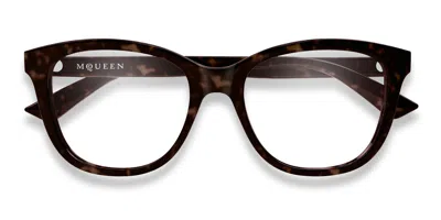 Alexander Mcqueen Am0487o Brown/tortoise In Brown,tortoise