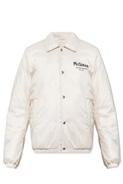 Alexander Mcqueen Graffiti Logo Blousn Graffiti