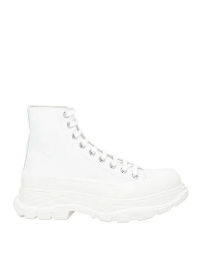 Alexander Mcqueen Man Sneakers White Size 6 Calfskin