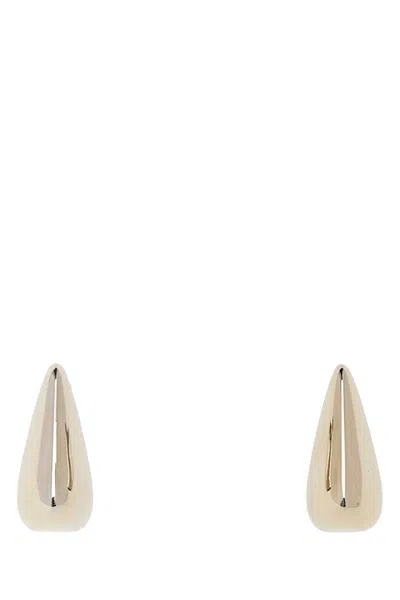 Alexander Mcqueen Mini Thorn Hoop Earrings In Silver-tone Metal In Gold