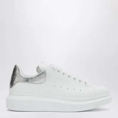 Alexander Mcqueen Oversize Sneakers White/silver Croc