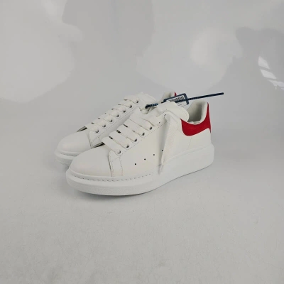 Pre-owned Alexander Mcqueen Oversized White And Red Sneakers Size 41.5 Us 8.5