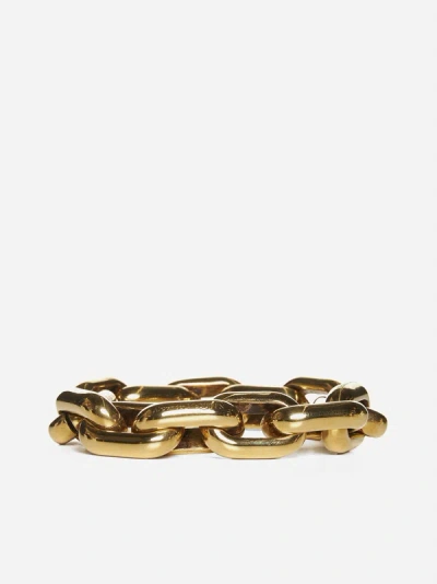 Alexander Mcqueen Peak Chain Bracelet In Gold