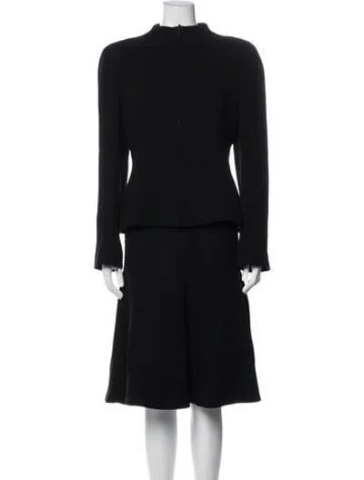Pre-owned Alexander Mcqueen Vintage 2004 Skirt Set In Black