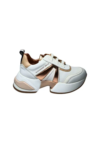 Alexander Smith Women's Shoes  Marble Woman White Copper