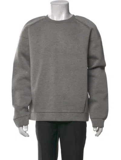 Pre-owned Alexander Wang Crew Neck Long Sleeve Sweatshirt W/ Tags In Grey