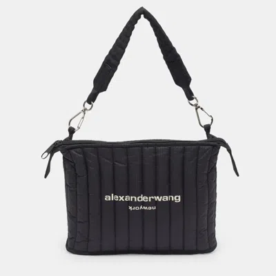 Pre-owned Alexander Wang Elite Ripstop Black Nylon Shoulder Bag