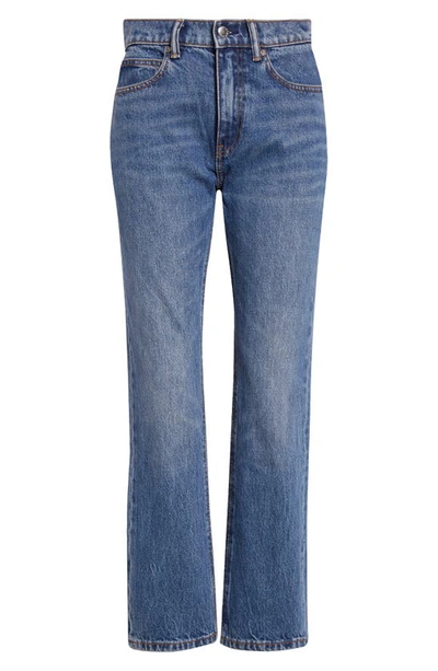Alexander Wang High Waist Stovepipe Jeans In Vintage Medium Indigo