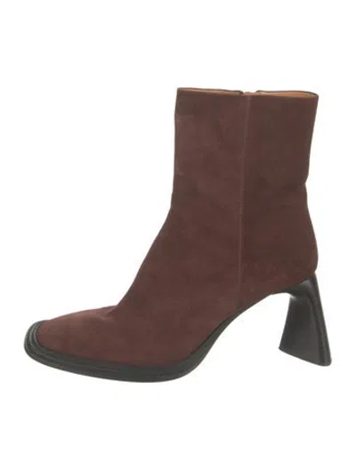 Pre-owned Alexander Wang Suede Boots In Brown