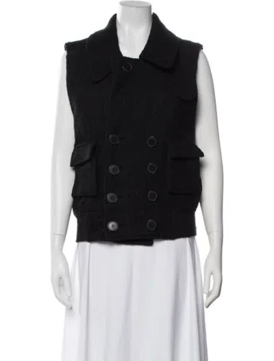 Pre-owned Alexander Wang Wool Vest In Black