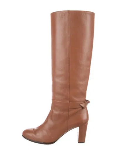Pre-owned Alexandre Birman Leather Boots In Brown