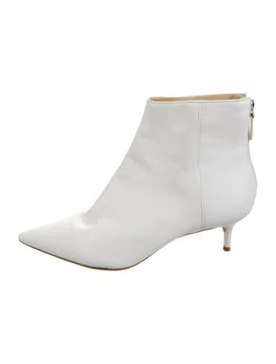 Pre-owned Alexandre Birman Leather Boots In White