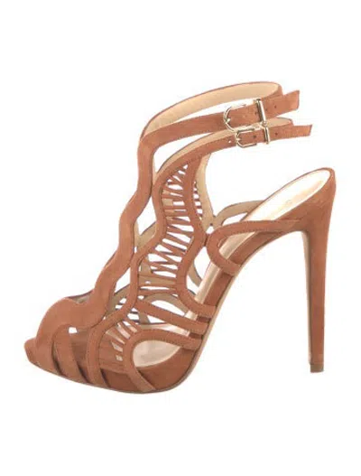 Pre-owned Alexandre Birman Leather Pumps In Neutrals
