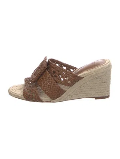 Pre-owned Alexandre Birman Leather Slides In Brown