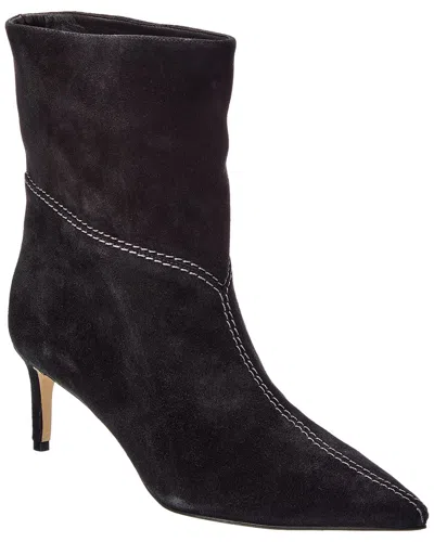 Alexandre Birman Malva 60 Suede Bootie In Black