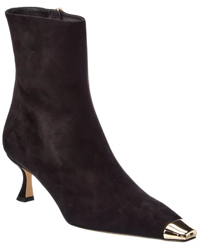 Alexandre Birman Olivia Retro 60 Suede Boot In Purple