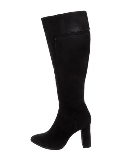 Pre-owned Alexandre Birman Suede Boots In Black