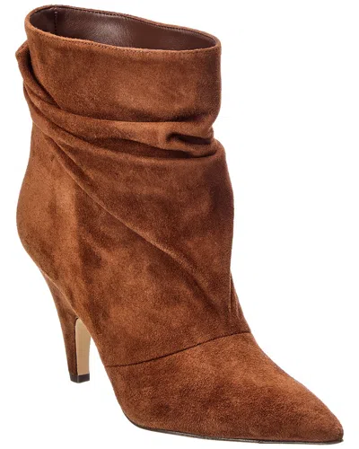 Alexandre Birman Tati Slouch Mini Suede Boot In Multi