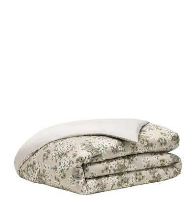 Alexandre Turpault Organic Cotton Fine Fleur King Duvet Cover In Neutral