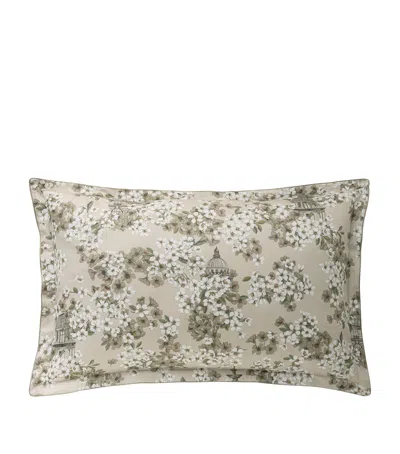 Alexandre Turpault Organic Cotton Fine Fleur Oxford Square Pillowcase