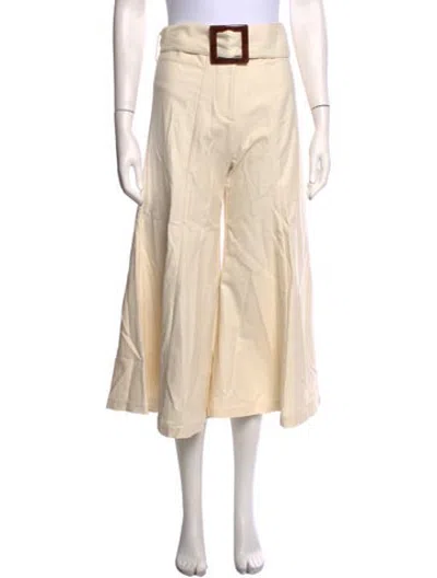Pre-owned Alexis Wide Leg Pants In Neutrals