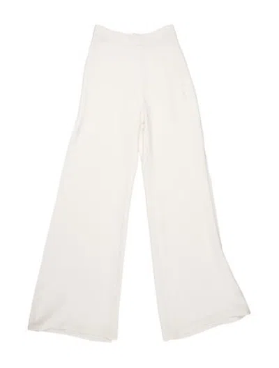 Pre-owned Alexis Wide Leg Pants In White