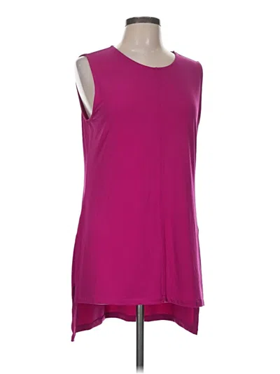 Pre-owned Alfani Sleeveless Top Purple Crew Neck Tops