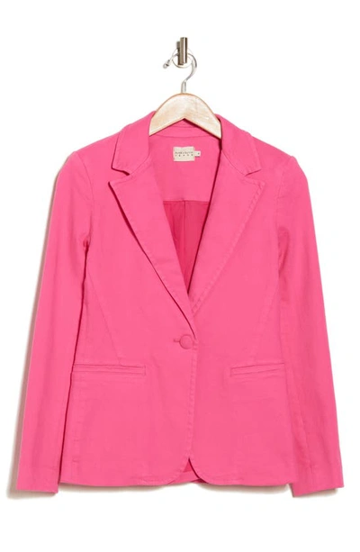 Alice And Olivia Macey Single Button Blazer In Candy