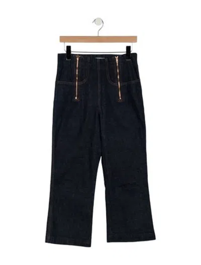Pre-owned Alice Mccall High-rise Flared Jeans In Blue