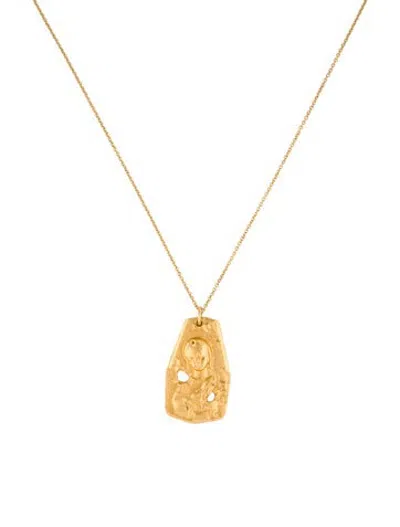 Pre-owned Alighieri 'bea' Pendant Necklace, 15.75" In Multicolor