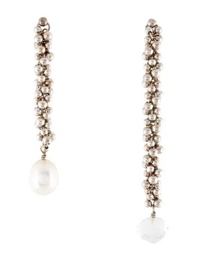 Pre-owned Alighieri Pearl & Crystal Reunion Of The Stars' Drop Earrings In Multicolor