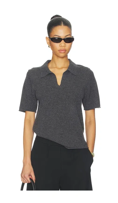 All My Love Kayla Top In Charcoal