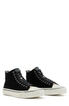 Allsaints Lewis High Top Sneaker In Black