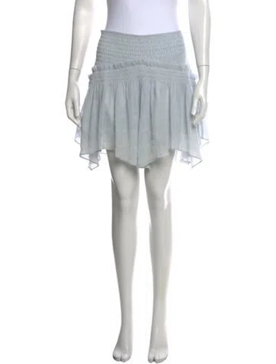 Pre-owned Allsaints Mini Skirt In Blue