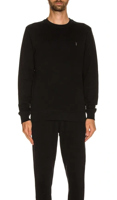 Allsaints Raven Crew In Black
