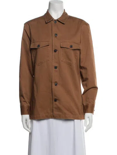 Pre-owned Allsaints Utility Jacket In Brown