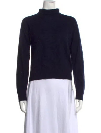 Pre-owned Allude Virgin Wool Turtleneck Sweater In Black